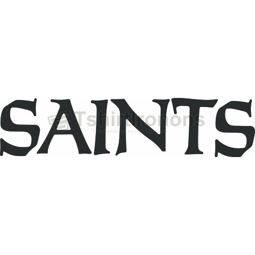 New Orleans Saints T-shirts Iron On Transfers N612 - Click Image to Close